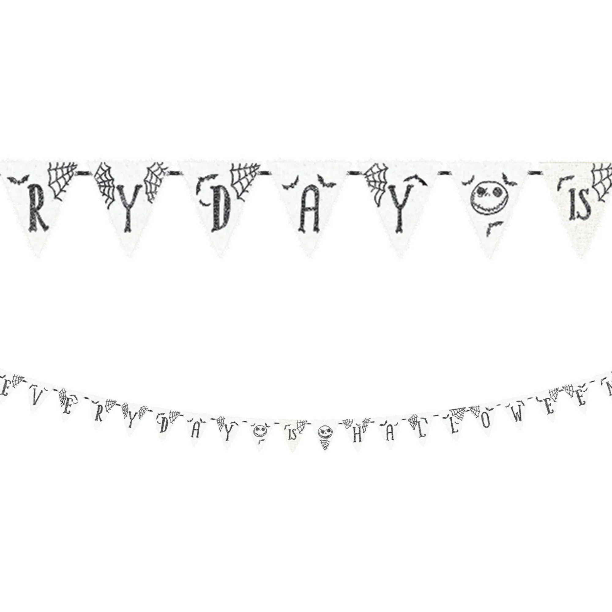 Party City The Nightmare Before Christmas|Jack Skellington Pennant Banner - The Nightmare Before Christmas