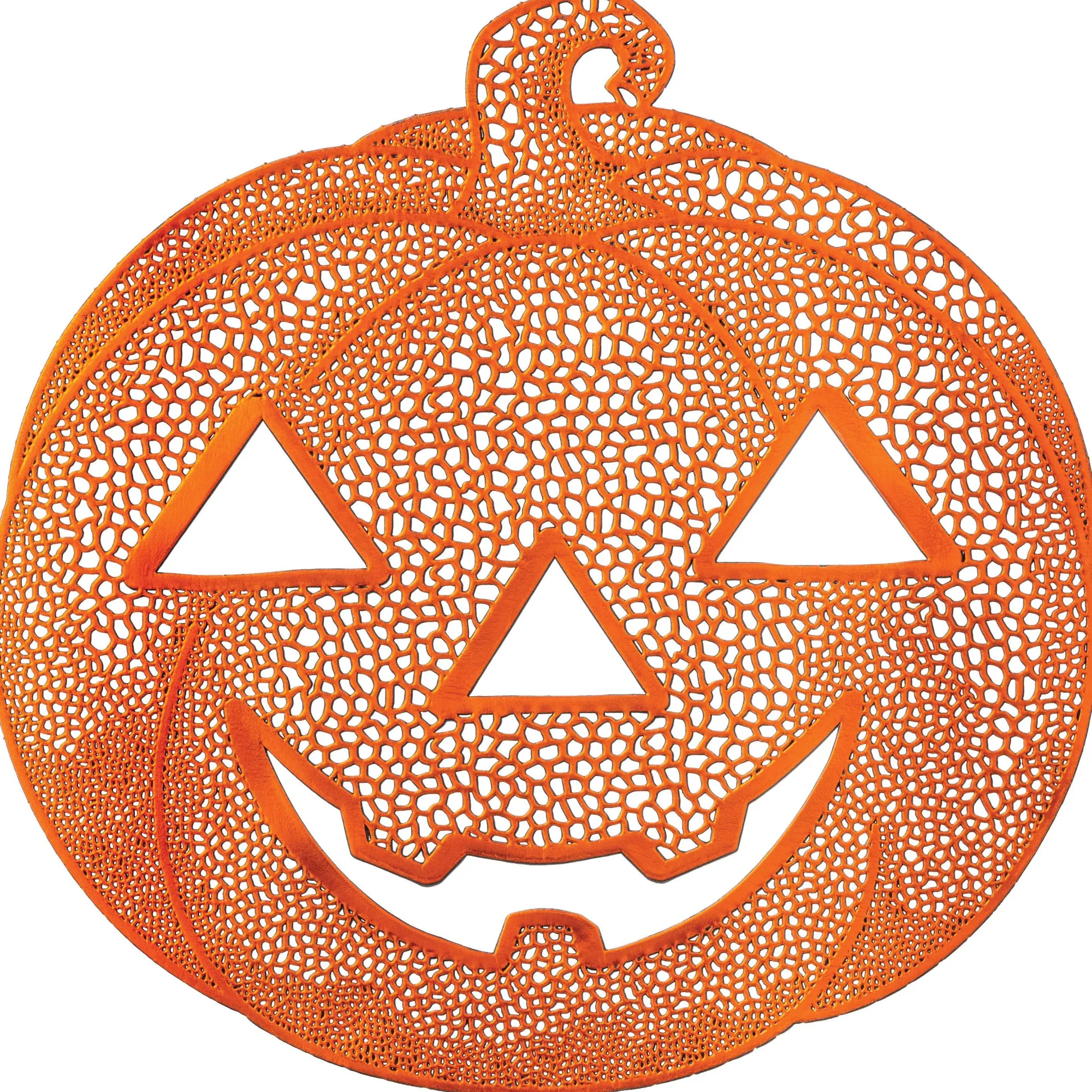 Party City Table Décor & Centerpieces|Jack-O'-Lantern Vinyl Placemat, 15In