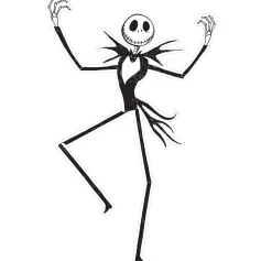 Party City The Nightmare Before Christmas|Jointed Jack Skellington Cutout - The Nightmare Before Christmas
