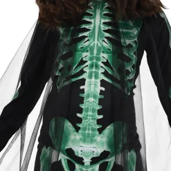 Girl Party City Scary|Kids' Glow-In-The-Dark Skeleton Glow Reaper Costume