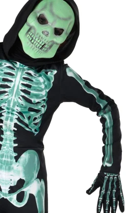 Boy Party City Scary|Kids' Glow-In-The-Dark Skeleton Costume