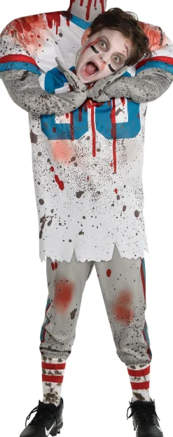 Boy Party City Scary|Kids' Headless Football Player Illusion Costume