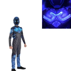Boy Party City Superhero|Kids' Light-Up Blue Beetle Costume - Blue Beetle Movie