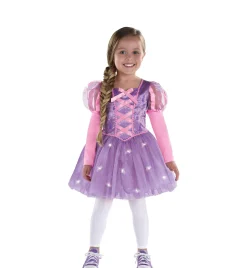 Party City Disney Princess|Kids' Light-Up Rapunzel Costume - Disney Tangled