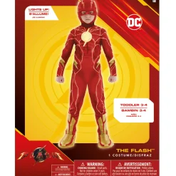 Boy Party City Superhero|Kids' Light-Up The Flash Costume - Dc Studios