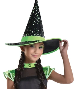 Girl Party City Witch|Kids' Midnight Witch Glow-In-The-Dark Costume