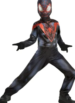 Boy Party City Superhero|Kids' Miles Morales Spider-Man Costume - Into The Spider-Verse