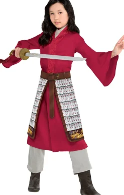 Girl Party City Disney Princess|Kids' Mulan Deluxe Costume - Mulan Live-Action