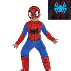 Boy Party City Superhero|Kids' Peter Parker Spider-Man Costume - Marvel Spidey & His Amazing Friends