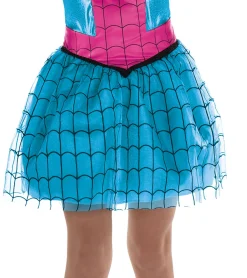 Girl Party City Superhero|Kids' Pink & Blue Spider-Girl Costume - Marvel