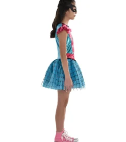 Girl Party City Superhero|Kids' Pink & Blue Spider-Girl Costume - Marvel