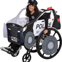 Boy Party City Career|Kids' Police Car Wheelchair Costume