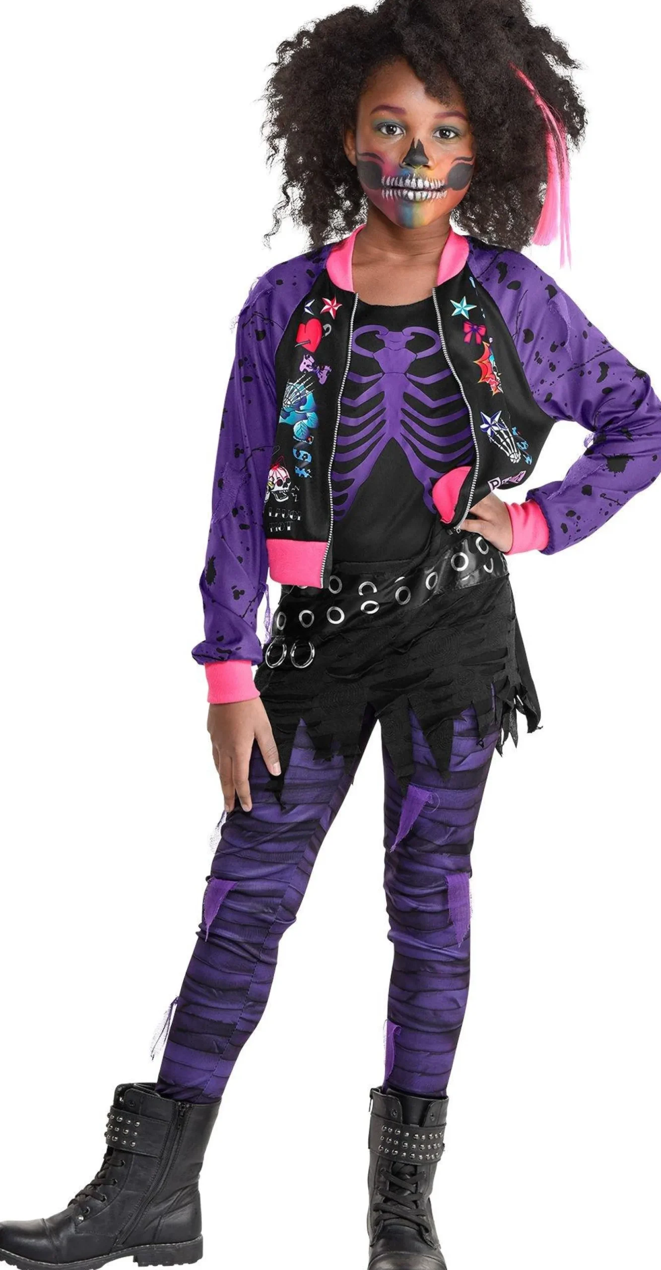 Girl Party City Scary|Kids' Punk Zombie Costume