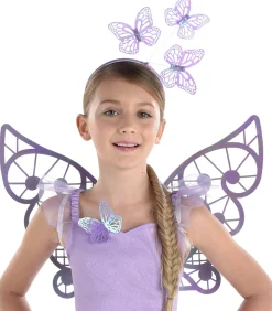 Girl Party City Animal & Bug|Kids' Shimmering Butterfly Costume