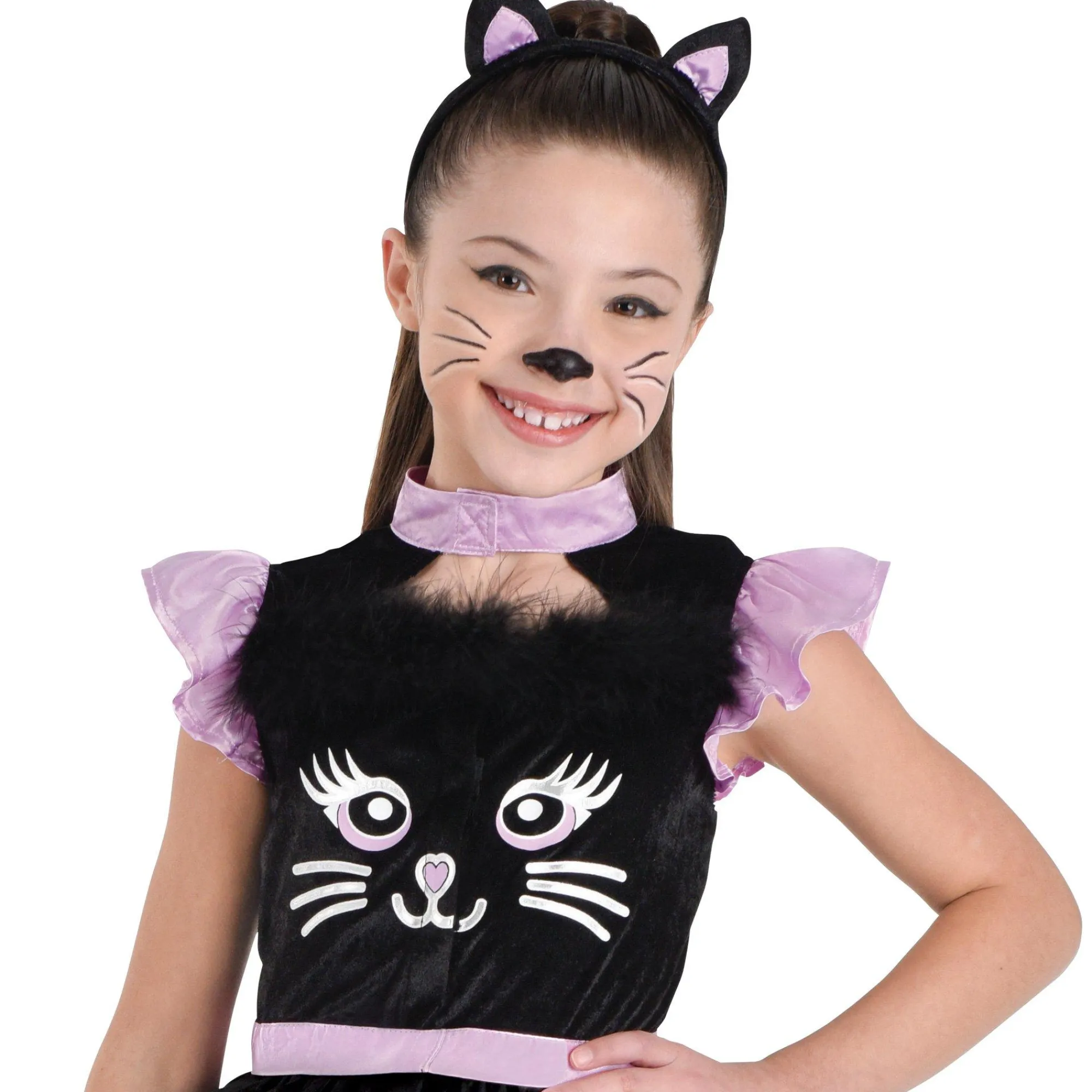 Girl Party City Scary|Kids' Skeleton Cat Transforming Costume