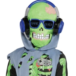 Boy Party City Scary|Kids' Zombie Gamer Glow-In-The-Dark Costume
