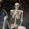 Party City Skeletons|Life-Size Poseable Skeleton, 5Ft - Halloween Decoration