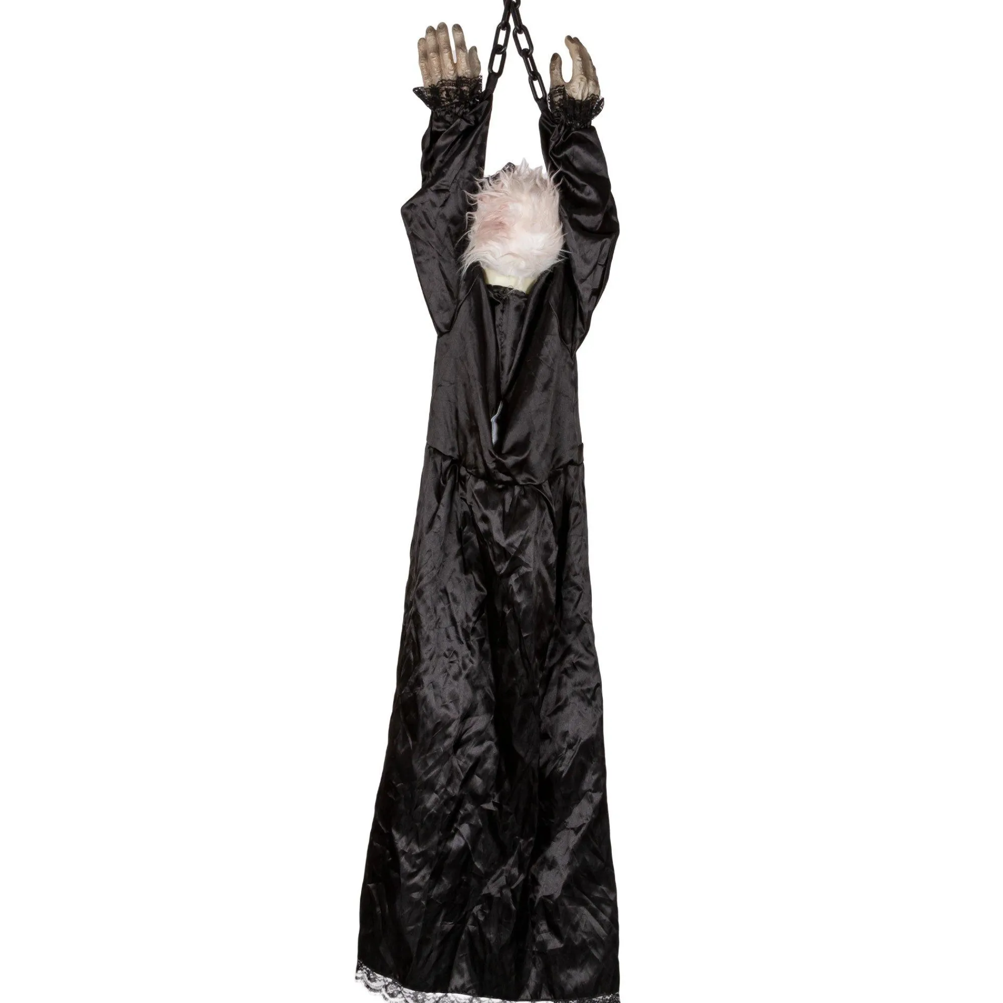 Party City Hanging Decorations|Light-Up Animated Creepy Doll Plastic & Fabric Hanging Decoration With Sounds, 53In