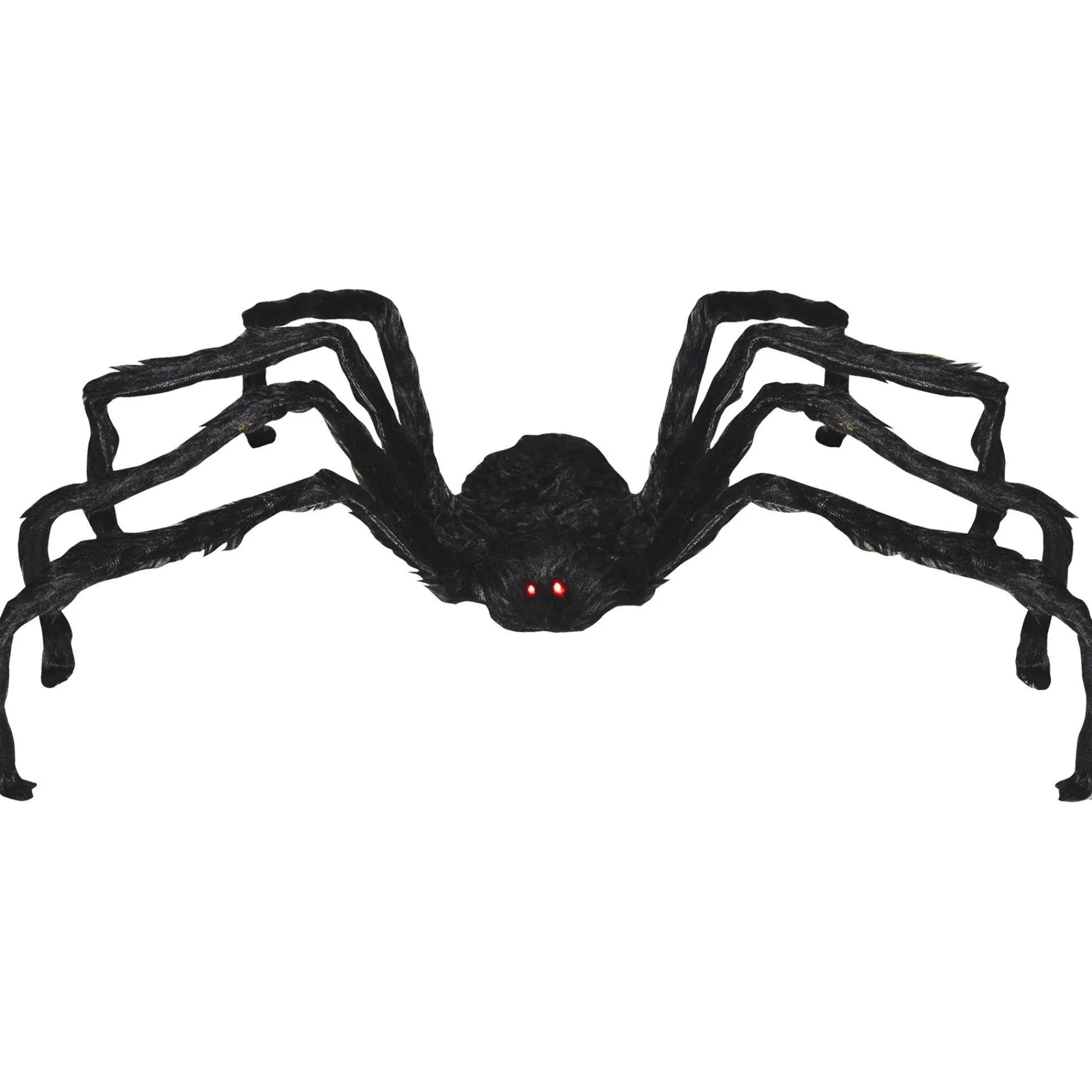 Party City Spiderweb Night|Light-Up Animated Giant Walking Spider Fabric & Foam Decoration With Sounds, 39.4In