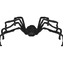 Party City Spiders & Webbing|Light-Up Animated Giant Walking Spider Fabric & Foam Decoration With Sounds, 39.4In