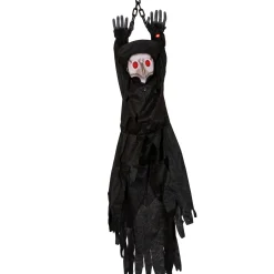 Party City Hanging Decorations|Light-Up Animated Plague Doctor Plastic & Fabric Hanging Decoration With Sounds, 53In
