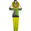 Party City Hanging Decorations|Light-Up Animated Shaking Horror Clown Fabric & Plastic Hanging Decoration, 34.6In X 53.1In