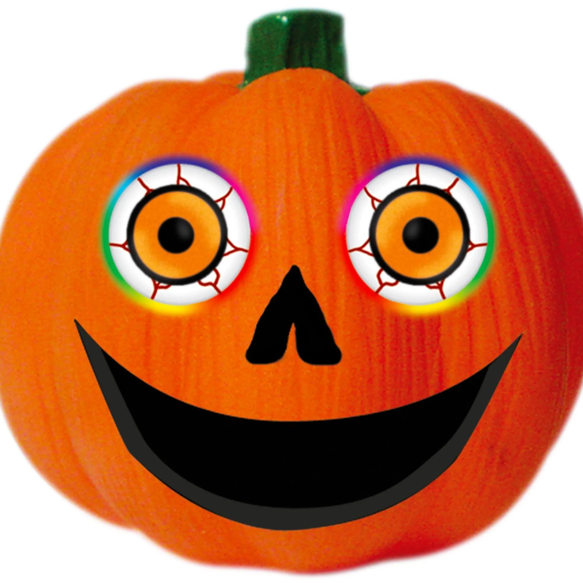 Party City Strobe Lights & Black Lights|Light-Up Color Changing Pumpkin Eyeballs 2Ct