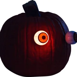 Party City Strobe Lights & Black Lights|Light-Up Color Changing Pumpkin Eyeballs 2Ct