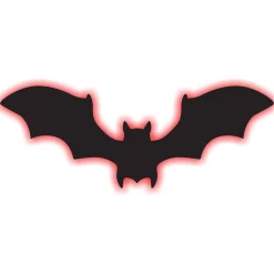 Party City Decorations|Light-Up Fiberboard Led Bat Sign, 16.6In X 6.1In