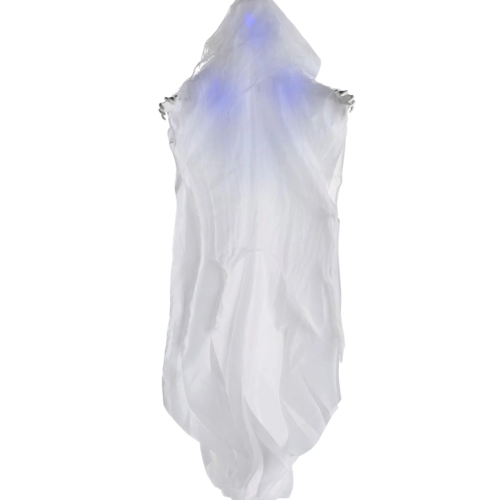 Party City Hanging Decorations|Light-Up Flying Ghost Hanging Halloween Decoration, 5Ft