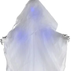 Party City Hanging Decorations|Light-Up Flying Ghost Hanging Halloween Decoration, 5Ft