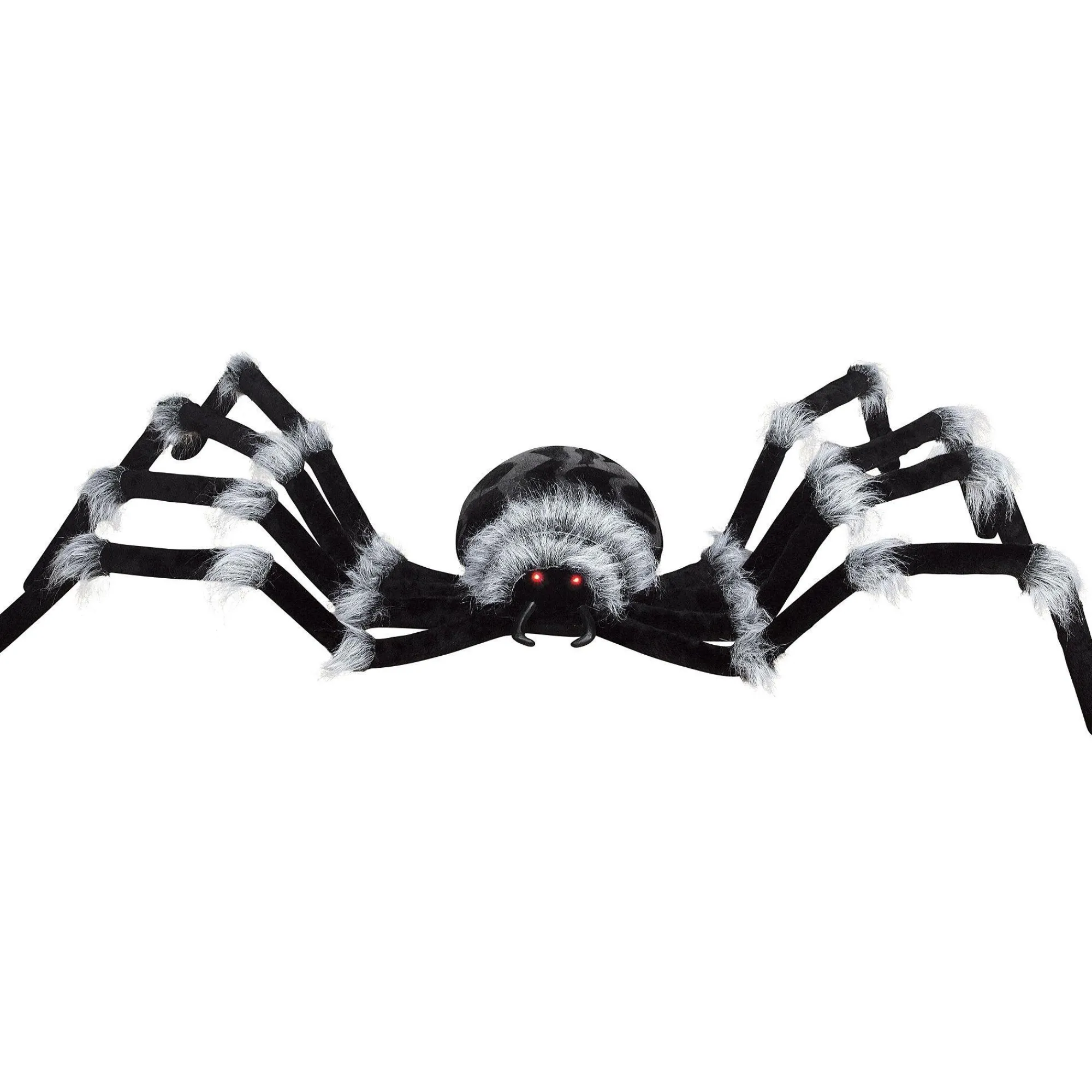 Party City Spiderweb Night|Light-Up Hairy Black Spider