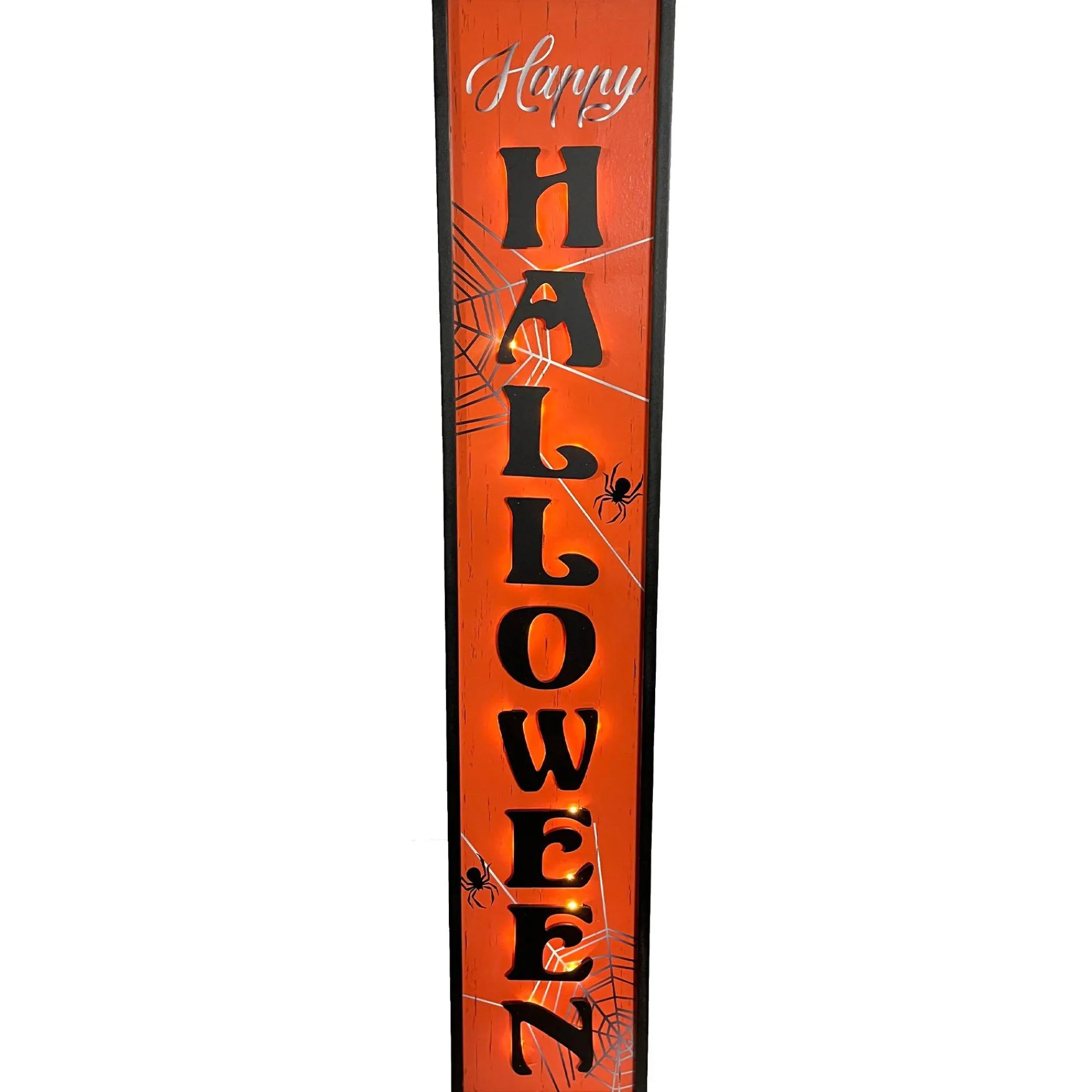 Party City Decorations|Light-Up Happy Halloween Mdf Porch Sign, 42In