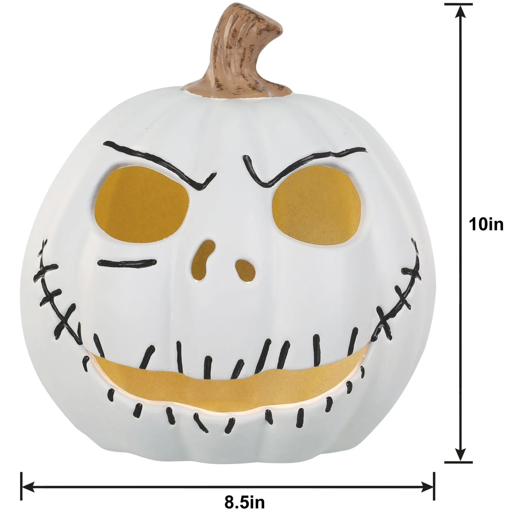 Party City The Nightmare Before Christmas|Light-Up Jack Skellington Jack-O'-Lantern - The Nightmare Before Christmas