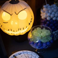Party City The Nightmare Before Christmas|Light-Up Jack Skellington Jack-O'-Lantern - The Nightmare Before Christmas