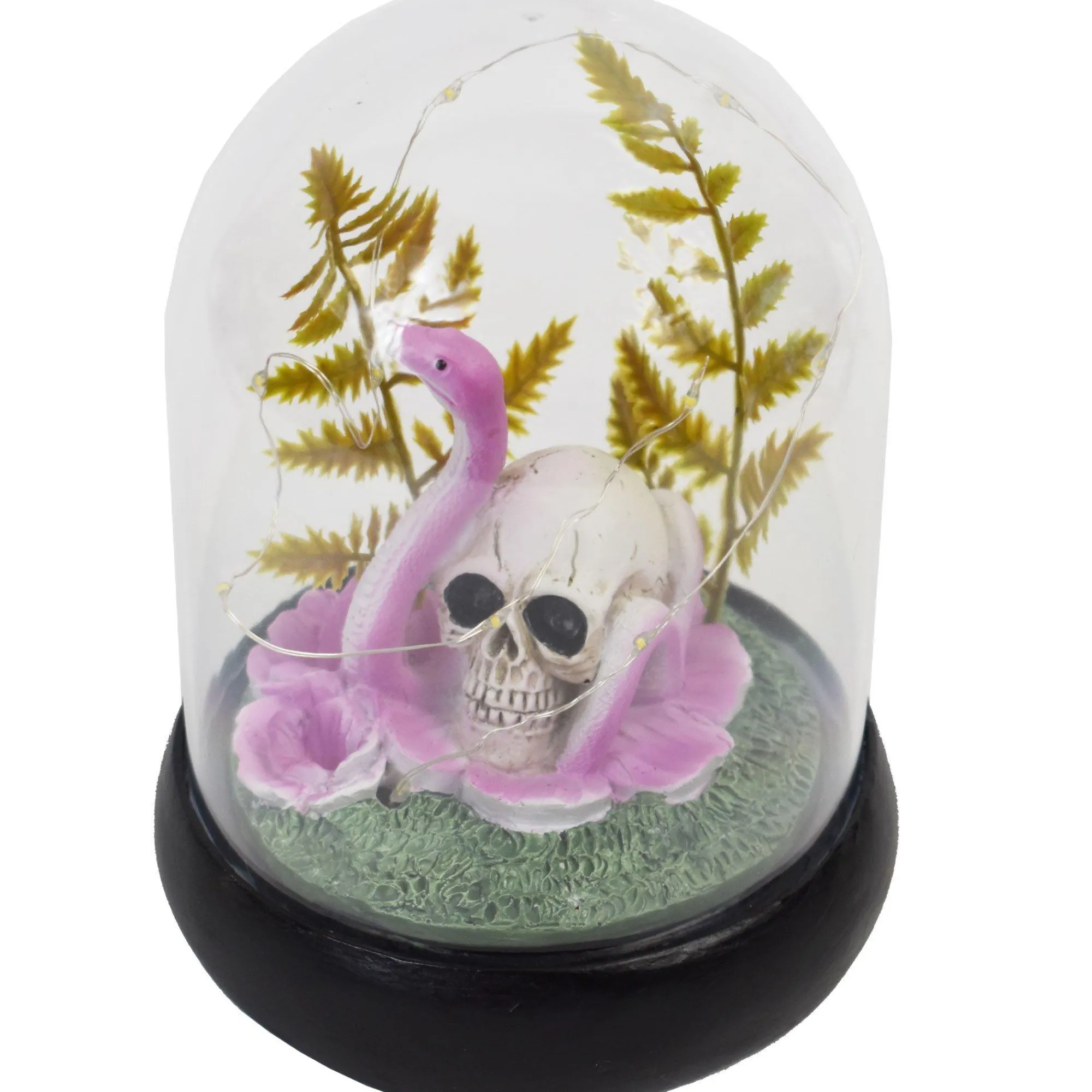 Party City Table Décor & Centerpieces|Light-Up Resin Skull & Snake Dome, 6In X 5In
