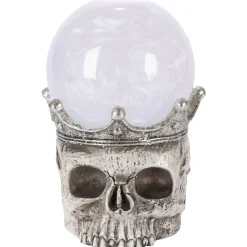 Party City Decorations|Light-Up Smoky Led Plastic Skull Water Globe, 7.5In