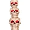 Party City Skeletons|Light-Up Three Skulls Totem Decoration, 27.5In