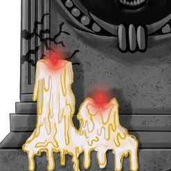 Party City Tombstones & Fencing|Light-Up Trapped Soul Tombstone, 14.75In X 22In