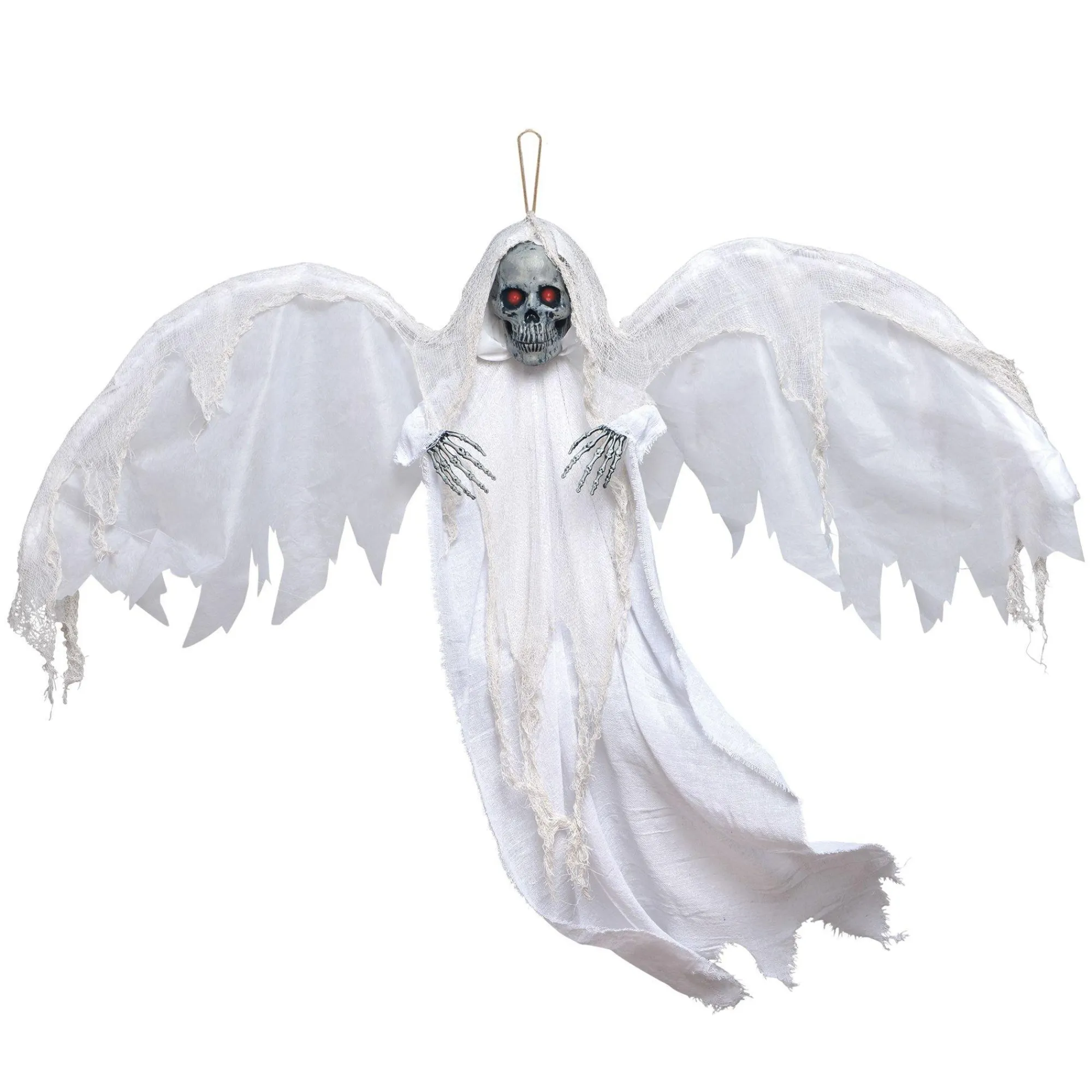 Party City Hanging Decorations|Light-Up White Winged Reaper Decoration