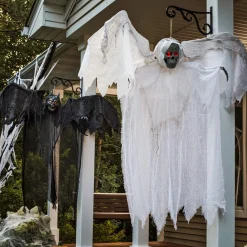 Party City Hanging Decorations|Light-Up White Winged Reaper Decoration