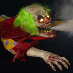 Party City Fog Machines & Fog Juice|Light-Up Zombie Clown With Fog Effect, 25In