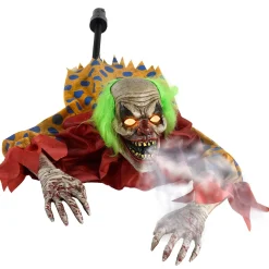 Party City Fog Machines & Fog Juice|Light-Up Zombie Clown With Fog Effect, 25In