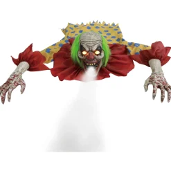 Party City Standing Props|Light-Up Zombie Clown With Fog Effect, 25In