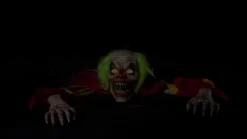 Party City Standing Props|Light-Up Zombie Clown With Fog Effect, 25In