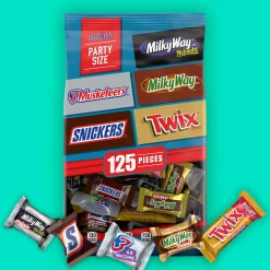 Mars | Snickers | Twix Bulk Candy-Mars Chocolate Minis Mix, 32.4Oz, 125Pc