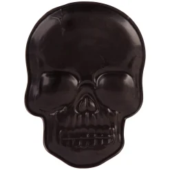 Party City Wicked Haunting|Matte Black Stone Skull Spoon Rest, 4.6In X 6.3In