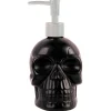 Party City Home Décor|Matte Black Stone Skull Soap Dispenser, 3.5In X 6.9In