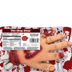 Party City Get Axed|Meat Market Plastic Hand Prop, 7.5In X 4.5In - Get Axed