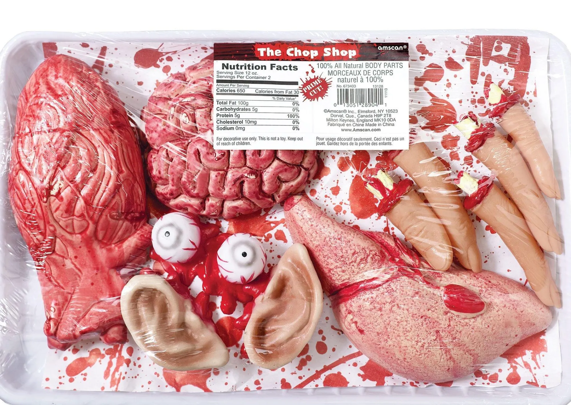 Party City Get Axed|Meat Market Props 12Pc